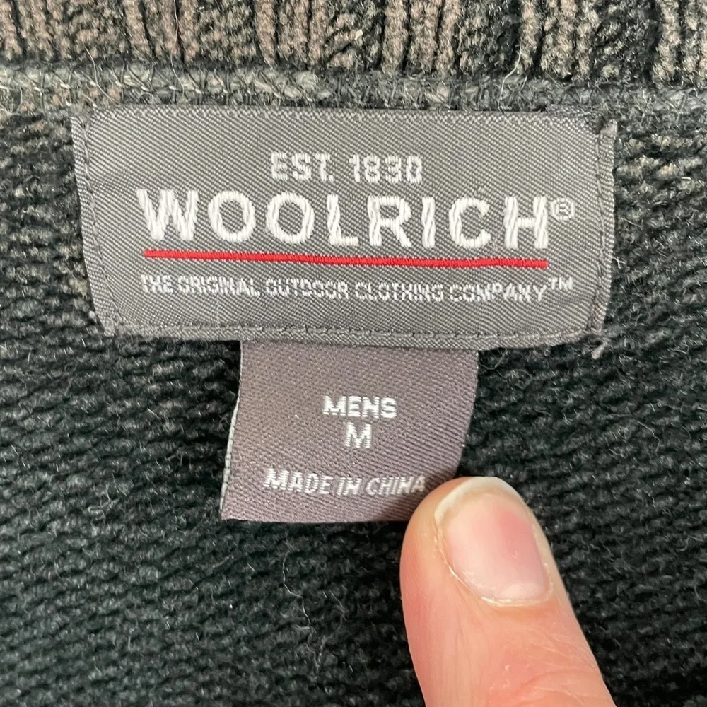 Woolrich Men's Dark Gray Crewneck Sweater size medium